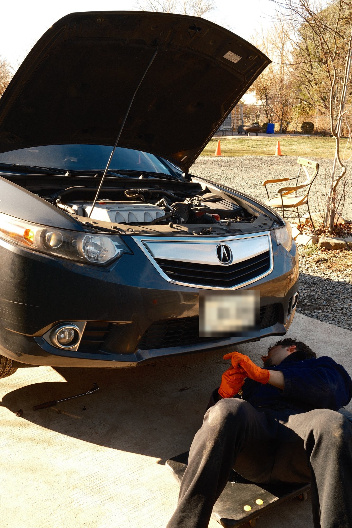 Finishing up Acura at the shop